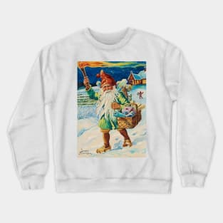 “A Basket of Gifts” by Jenny Nystrom Crewneck Sweatshirt